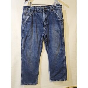 Weatherproof 36x30 Men's Blue Fleece-Lined Regular Fit Stretch Dakota Jeans